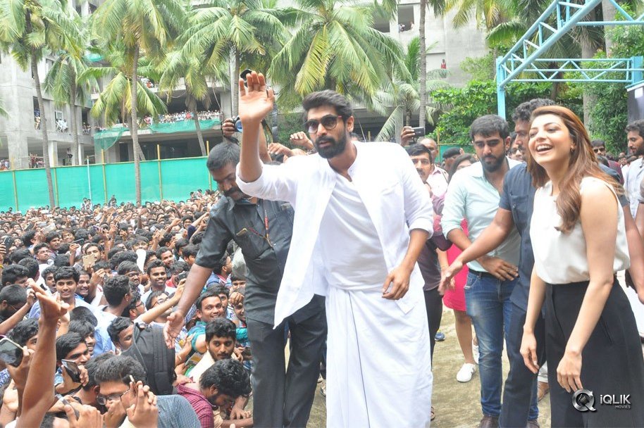 Nene-Raju-Nene-Mantri-Movie-Team-at-K-L-University